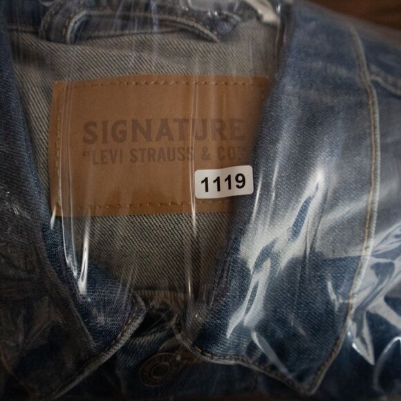 Levi's Signature Denim Jacket Mens XL - Picture 8 of 8